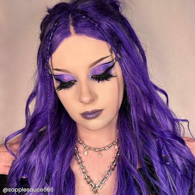 Arctic Fox Semi-Permanent Hair Color, Purple Madness, Vegan & Cruelty-Free, Ammonia-Free, Hydrating Formula, Vibrant Purple Hair Dye for All Hair Types,(Purple Madness 5.6 Fl Oz (Pack of 2)
