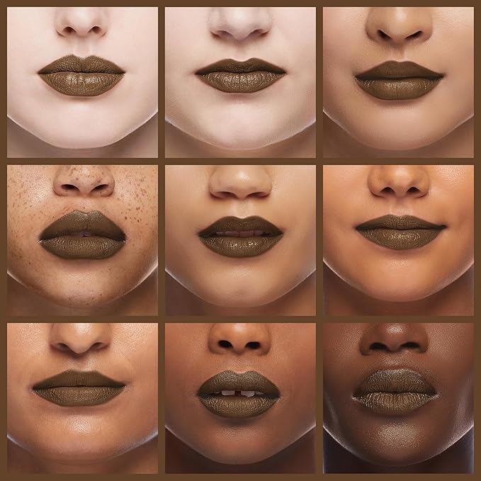 NYX PROFESSIONAL MAKEUP Liquid Suede Cream Lipstick - Downtown Beauty (Walnut Brown)