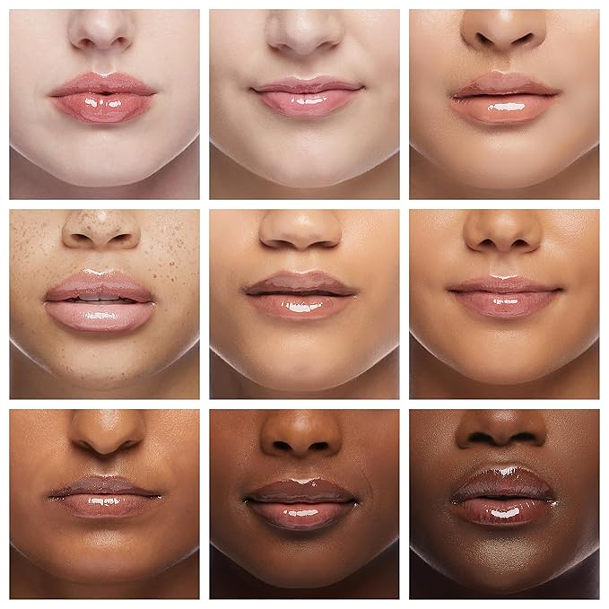 Hydrating Lip Glow Oil, Moisturizing Lip Glow Oil, Nourishing Glossy Transparent Lip Oil, Plumping Lip Oil, Lip Balm, Non-sticky Tinted Toot Lip Balm for Lip Care (RASPBERRY) 0.2 OZ
