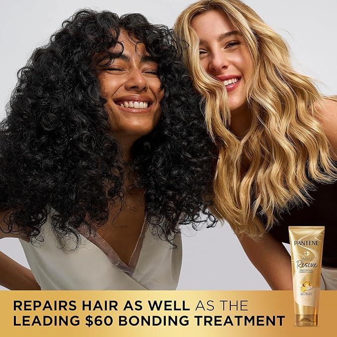Pantene Miracle Rescue Deep Conditioner with Melting Pro-V Pearls - For Dry, Damaged, or Color-Treated Hair - Intense Moisture & Repair - 8.0 Oz (Pack of 12)