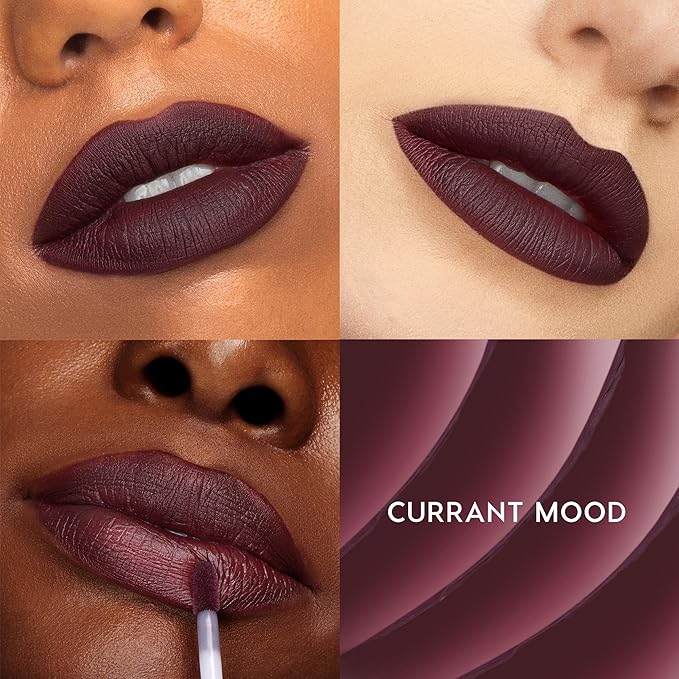 ColourPop Ultra Matte Liquid Lipstick - Ultra-Pigmented Matte Lipstick with a Long-Lasting, Non-Drying Finish - Delivers Full Coverage with a Smooth, Flexible Feel - Currant Mood (0.13 oz)