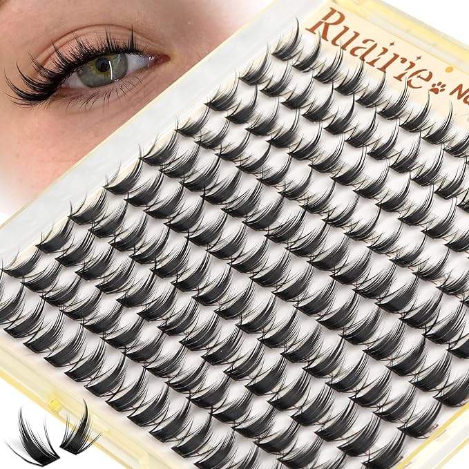 Fairy Lash Clusters Manga Eyelash Clusters Natural 10-12mm Short Lashes Clusters Wispy Cluster Eyelash Extensions Cluster Lashes C Curly Individual Lashes DIY Lash Extensions by Ruairie