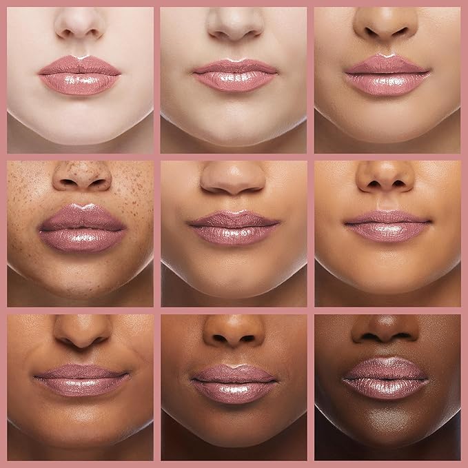 Oulac Light Pink Lipstick for Women with Metallic 3D Shine Lightweight Hydrating Formula, High Impact Lip Color, Vegan Beauty, Full Coverage Lip Makeup, Christmas Gifts for Women, Baby Angel(13)