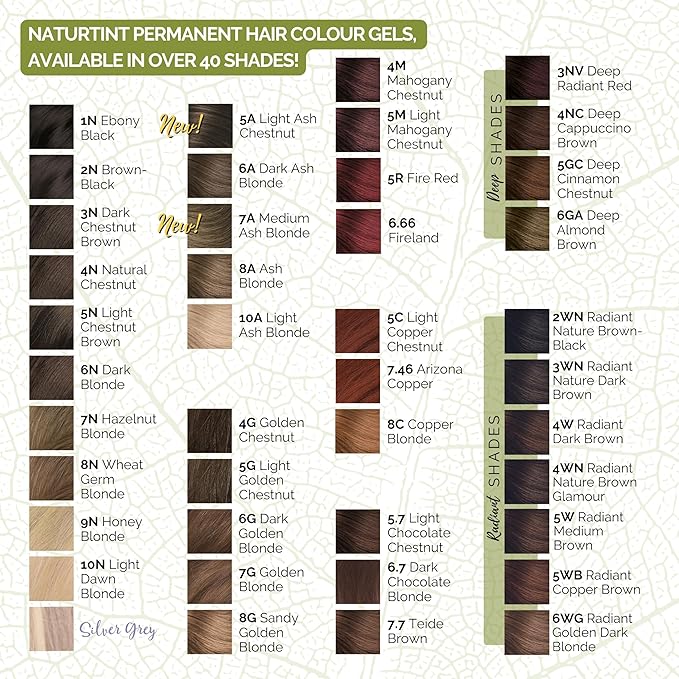 Naturtint 8C Copper Blonde Permanent Hair Color (Pack of 1), Ammonia Free, Vegan, Cruelty Free, up to 100% Gray Coverage, Long Lasting Results (Packaging may vary)