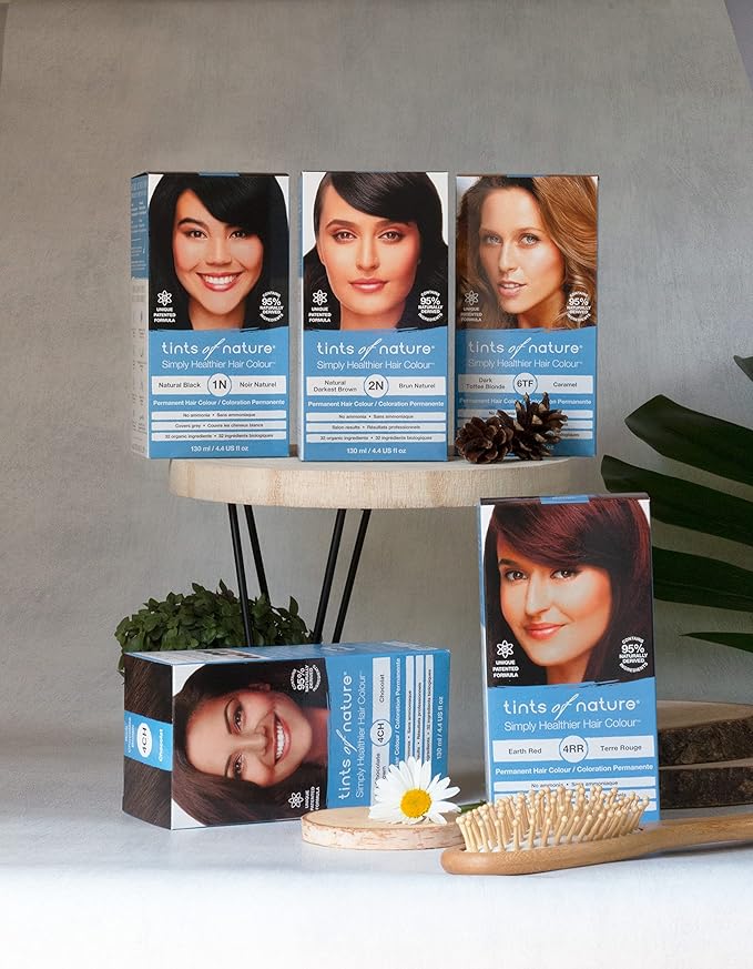 Tints of Nature 6TF Dark Toffee Blonde Permanent Hair Dye, Nourishes Hair and Covers Greys, Ammonia-Free, 4.4 fl oz