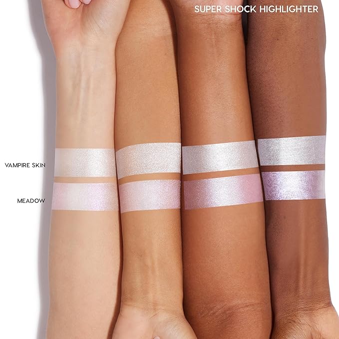 ColourPop x Twilight Super Shock Highlighter Makeup - High-Pigment, Crème-Powder Face Makeup - Buildable & Blendable Formula with a Unique Bouncy Texture - Vampire Skin (0.15 oz)