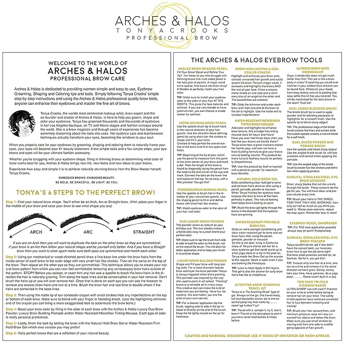 Arches and Halos Microfiber Tinted Brow Mousse - Richly Pigmented Eyebrow Shaper - Water Resistant Filler Pen - Vegan - Neutral Brown - 0.11 oz