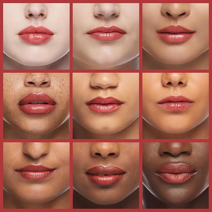 Revlon Super Lustrous Lipstick, Creamy Formula For Soft, Fuller-Looking Lips, Moisturized Feel, Ruby Attitude, 0.15 oz