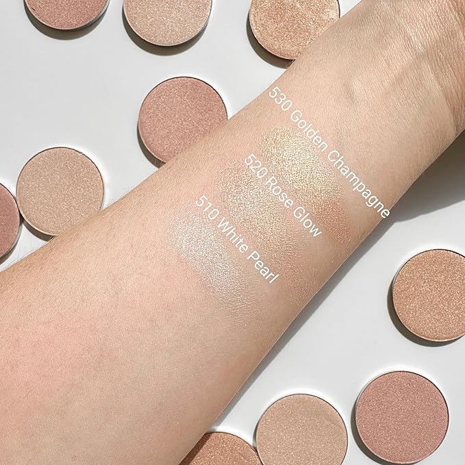Sandstone Scandinavia Highlighter – Hypoallergenic Face Highlighter - High Glossy Face Illuminator with Natural Finish - Pearl Shimmer - Smooth silky Powder Makeup (Golden Champagne, 3 g)