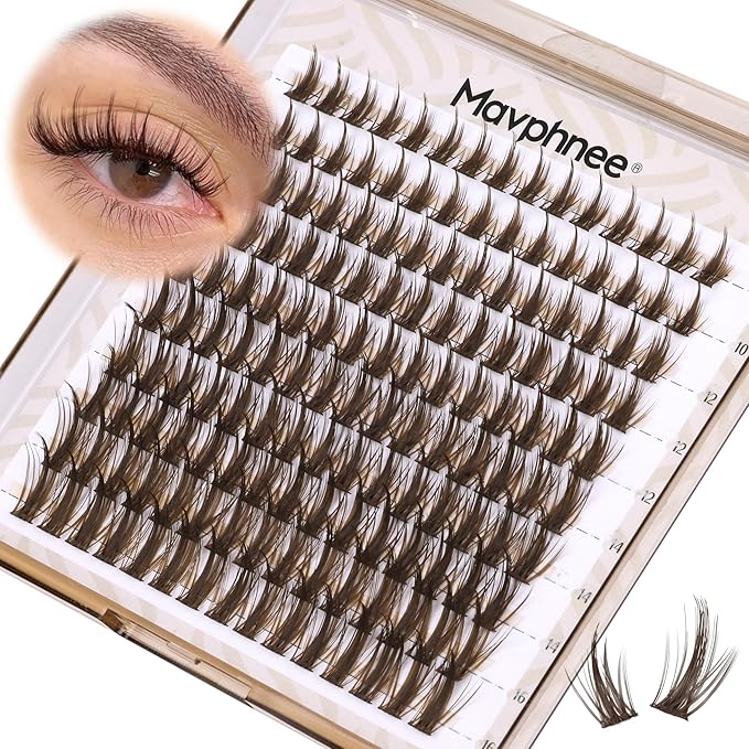 Manga Lash Clusters Anime Eyelash Clusters Spiky Lash Extensions Fairy Individual Eyelashes Wispy Cluster Lashes Spikes Natural Cluster Eyelash Extensions (10-16MM, 150 Pcs)
