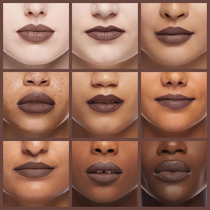 NYX PROFESSIONAL MAKEUP Liquid Suede Cream Lipstick - Brooklyn Thorn (Deep Brown With Purple Undertones)