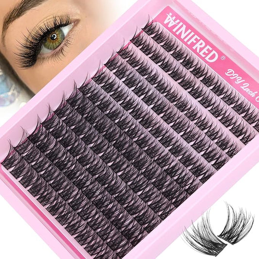 Natural Lash Clusters Wispy Eyelash Clusters Natural Look Cluster Eyelash Extensions C Curvature Lash Extension Individual Lashes Faux Mink Cluster Lashes by Winifred