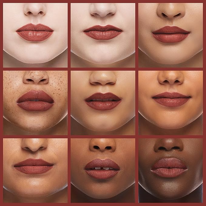Palladio Herbal Lipstick, Rich Pigmented and Creamy, Infused with Aloe Vera, Chamomile & Ginseng, Prevents Lips from Drying, Combats Fine Lines, Long Lasting Lipstick, Rosey