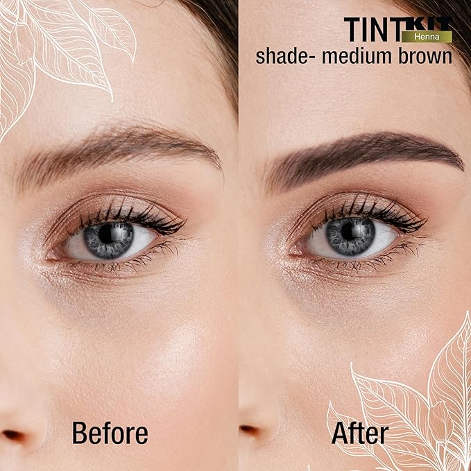 Godefroy Powered by Henna - Tint Kit 4 Applications | Medium Brown | Spot Hair Color Powered by Natural Henna