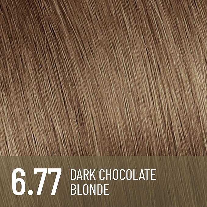 Il Salone Milano Plex Rebuilder Permanent Hair Color - 6.77 Dark Chocolate Blonde Hair Dye - Professional Salon - Premium Quality - Protects and Restructures - Paraffin, Paraben, Ethyl Alcohol Free