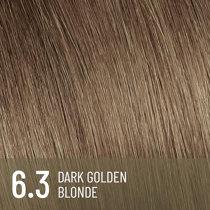 Il Salone Milano Plex Rebuilder Permanent Hair Color - 6.3 Dark Golden Blonde Hair Dye Kit - Professional Salon - Premium Quality - Protects and Restructures - Paraffin, Paraben, Ethyl Alcohol Free
