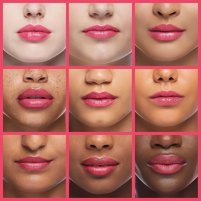 L'Oreal Paris Makeup Colour Riche Plump and Shine Lipstick, for Glossy, Radiant, Visibly Fuller Lips with an All-Day Moisturized Feel, Guava Plump, 0.1 oz.