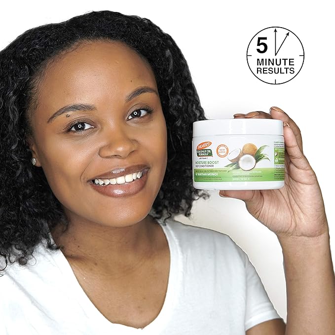 Palmer's Coconut Oil Formula Moisture Boost Deep Hair Conditioner, 12 Ounce (Pack of 2)