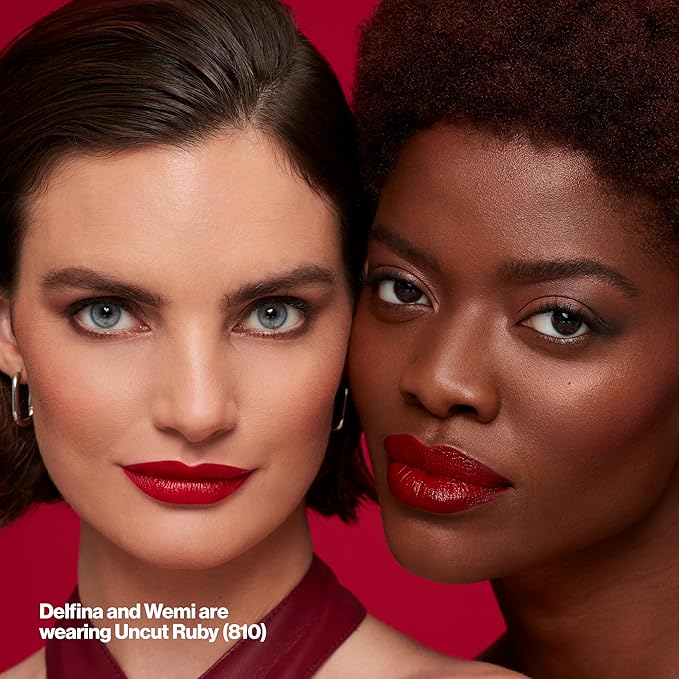 Revlon Super Lustrous Lipstick, Creamy Formula For Soft, Fuller-Looking Lips, Moisturized Feel, 806 Electric Melon, 0.15 oz