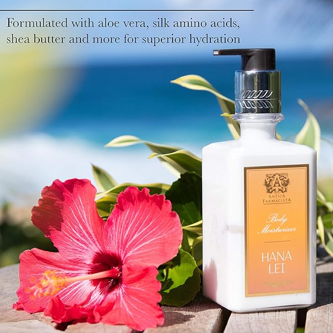 Antica Farmacista Body Moisturizer - Scented Moisturizing Lotion with Aloe Vera, Green Tea & Sweet Almond Oil - Luxury Gift for Any Occasion - Santorini, 10 fl oz