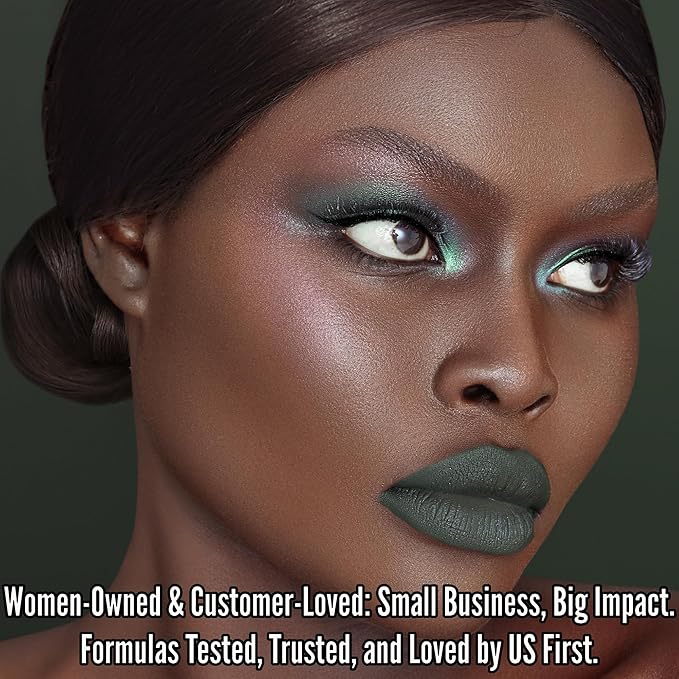 Mynena Army Green Long Lasting Lipstick for Women Waterproof & Transfer-Proof | Hydrating with Shea Butter | Bold Pigment Matte Color Lip Stain | Talc-Free & Vegan Product that Performs | Jocelyne
