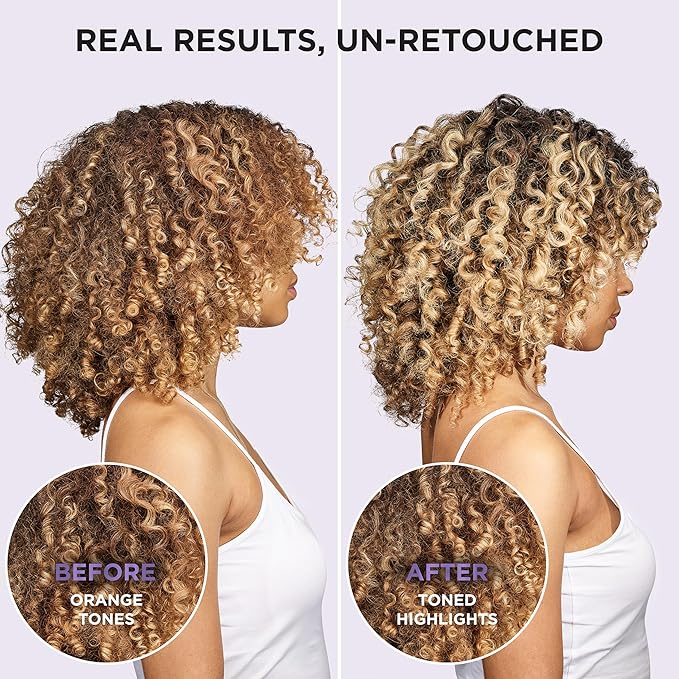 L’Oreal Paris EverPure Sulfate Free Brass Toning Purple Shampoo and Conditioner Set for Blonde, Bleached, Silver, or Brown Highlighted Hair, 1 Kit (Pack of 3)