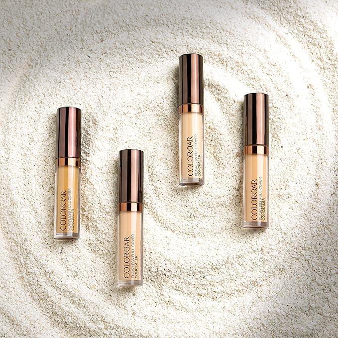 Colorbar Flawless Full Cover Concealer - Face Makeup Concealer with Liquid-to-Powder Formula - Hides Scars and Discoloration - 005 Lacy - 0.2 oz