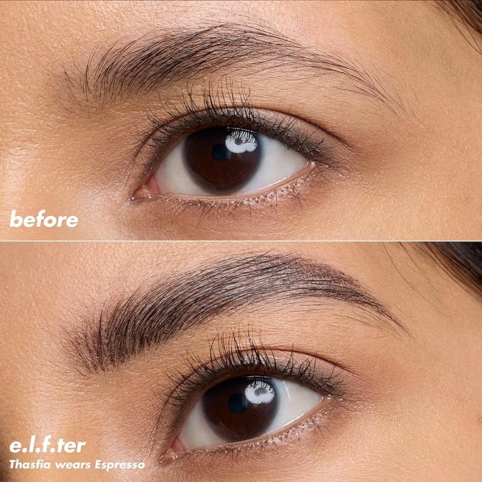 e.l.f. Holy Strokes Micro-Fine Brow Pen, Liquid Waterproof Eyebrow Makeup For Detailing & Adding Dimension, Vegan & Cruelty-Free, Taupe