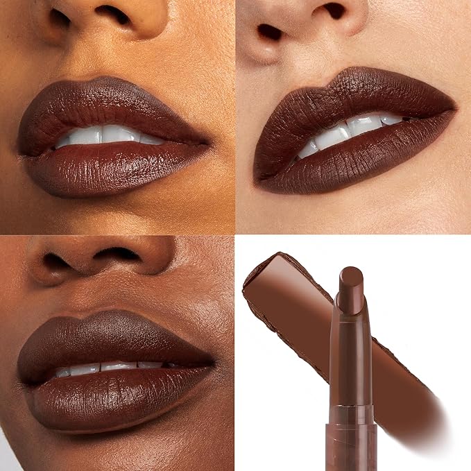 ColourPop Lippie Stix - Long-Lasting Matte Lipstick Formulated with Vitamin E & Shea Butter for All Day Moisture - Richly Pigmented Brown Lipstick - Paraben and Sulfate Free - Pitch (0.4 oz)
