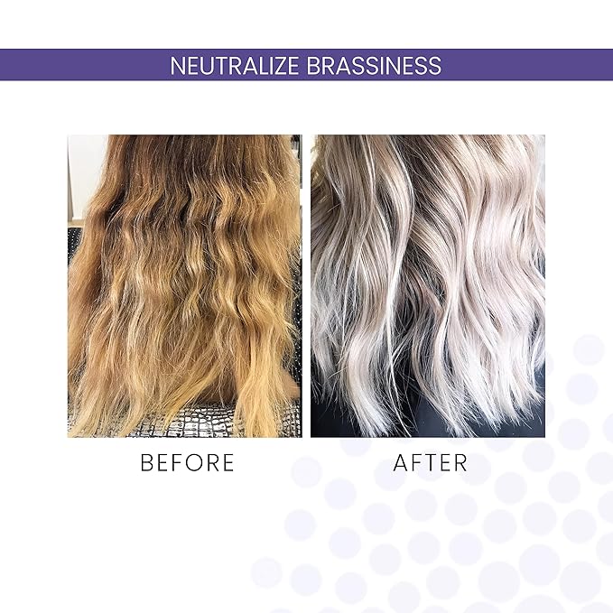 ALOXXI Violet Shampoo for Blonde & Silver Hair with Purple Pigments to Instantly Neutralize Brassiness & Enhance Luminousity, Paraben & Sulfate Free, 10.1 Fl Oz