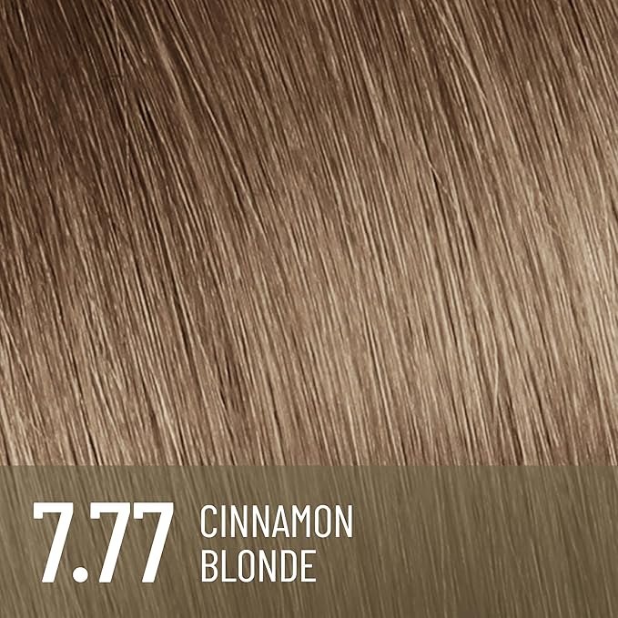 Il Salone Milano Plex Rebuilder Permanent Hair Color Cream - 7.7 Cinnamon Blonde Hair Dye Kit - Professional Salon - Premium Quality - Protects and Restructures - Paraffin, Paraben, Ethyl Alcohol Free