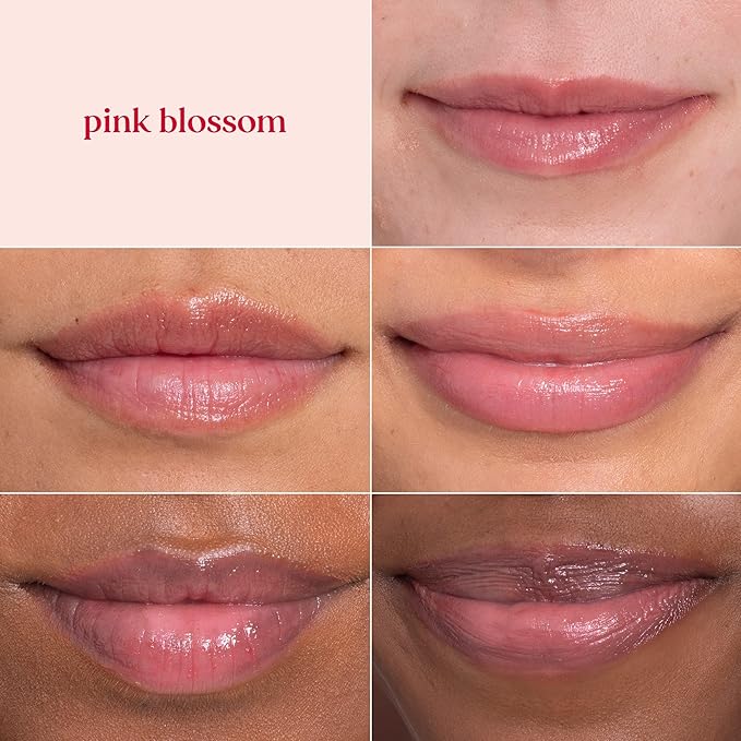 Burts Bees Tinted Lip Balm Pink Blossom; 8 Hour Moisture; Provides a Hint of Color; Nourishing Shea Butter; 100% Natural Origin; 1 Tube; 0.15 Oz. (Package May Vary)