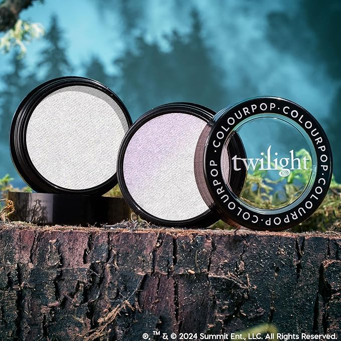 ColourPop x Twilight Super Shock Highlighter Makeup - High-Pigment, Crème-Powder Face Makeup - Buildable & Blendable Formula with a Unique Bouncy Texture - Vampire Skin (0.15 oz)