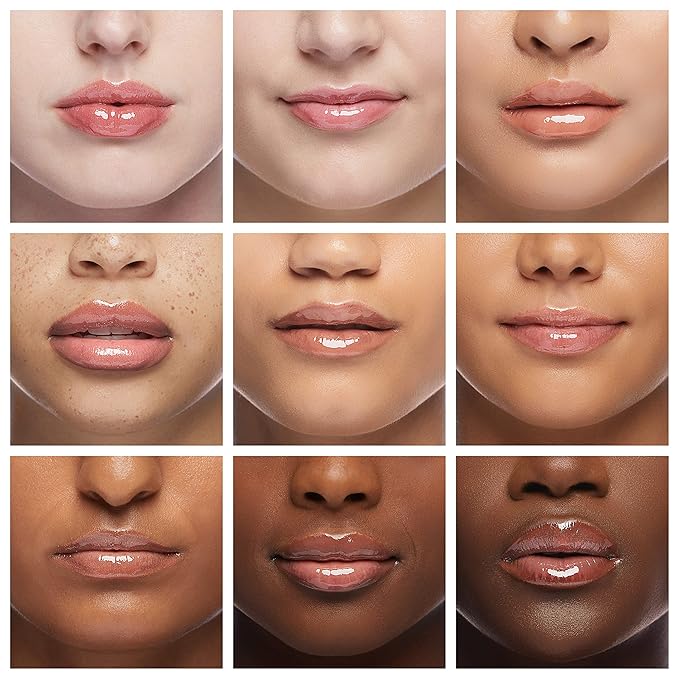 Maybelline Lifter Gloss, Hydrating Lip Gloss with Hyaluronic Acid, High Shine for Plumper Looking Lips, Brass, Pink Neutral, 0.18 Ounce