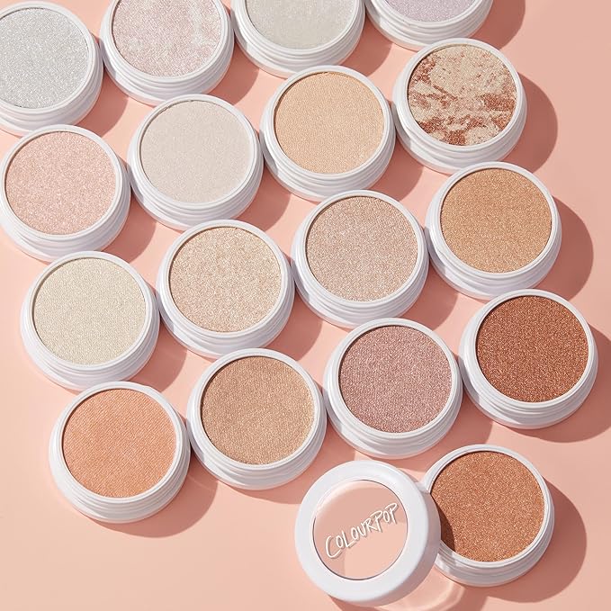 ColourPop Super Shock Highlighter Makeup - High-Pigment, Crème-Powder Face Makeup - Buildable & Blendable Formula with a Unique Bouncy Texture - Stole The Show (0.15 oz)