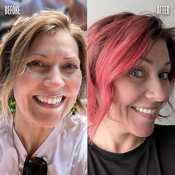 Overtone Daily Color Depositing Conditioner, Rose Gold, 8oz, Hydrating, Damage-Free Temporary Hair Color for All Hair Types with Shea Butter & Coconut Oil, Vegan & Cruelty-Free