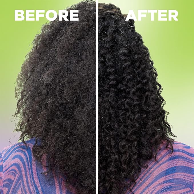 Garnier Fructis Curl Nourish Air Dry Cream, Sulfate Free Defining Butter Leave-in Conditioner, 10.2 Fl Oz, 2 Count (Packaging May Vary)