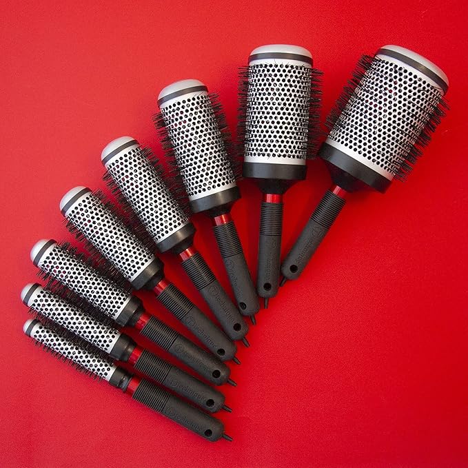 Cricket Technique Thermal Hair Brush #310 1” for Curling, and Styling – Heat-Retaining Barrel with Anti-Static Tourmaline Bristles, Round Thermal Brush, Ideal for All Hair Types