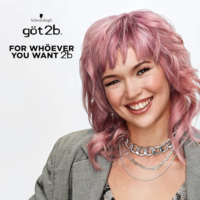 Got2b Metallics Permanent Hair Color, M84 Sakura Pink
